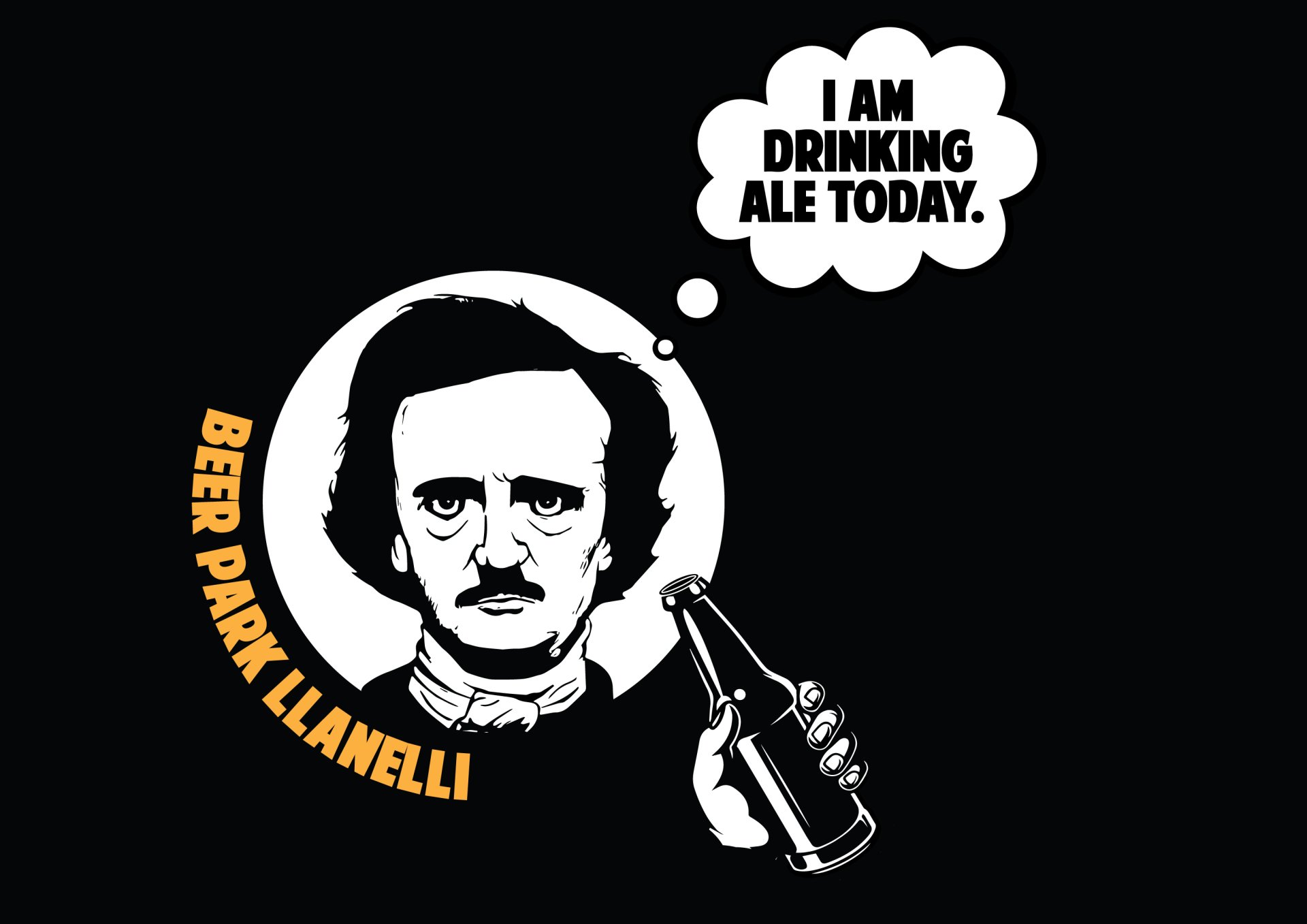 Lyrical Beer - Edgar Allan Poe Shirt