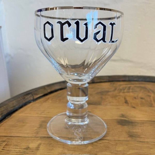 Orval Branded Beer Glass